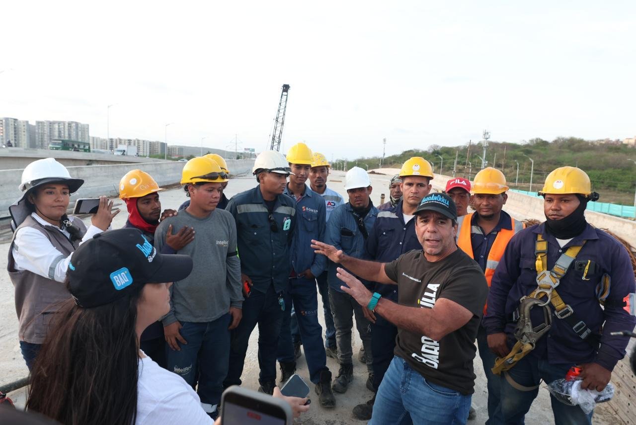 Barranquilla tendrá pronto el puente sur–norte del intercambiador vial de la Circunvalar: alcalde Char