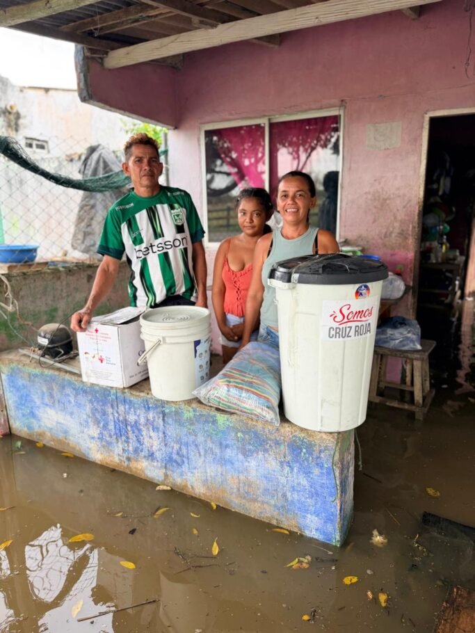 La Cruz Roja Colombiana pide donaciones para las comunidades afectadas por lluvias en el país