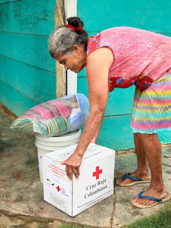 La Cruz Roja Colombiana pide donaciones para las comunidades afectadas por lluvias en el país