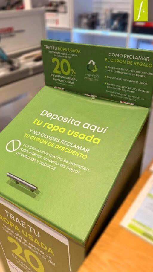 Buzones de ropa en 25 tiendas de Falabella para donaciones a los afectados por las inundaciones