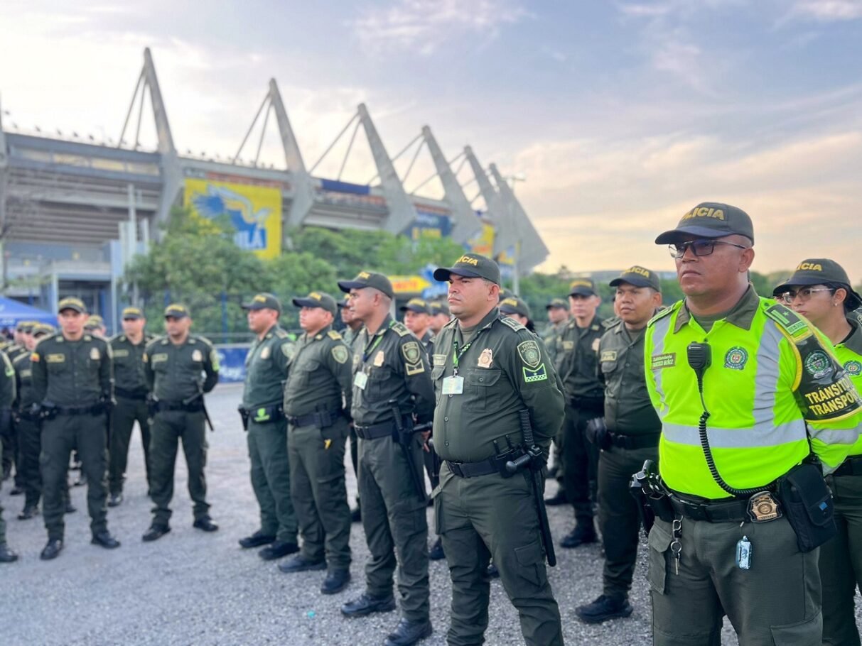 Lista la operación logística y de seguridad para el partido Colombia vs. Paraguay este martes