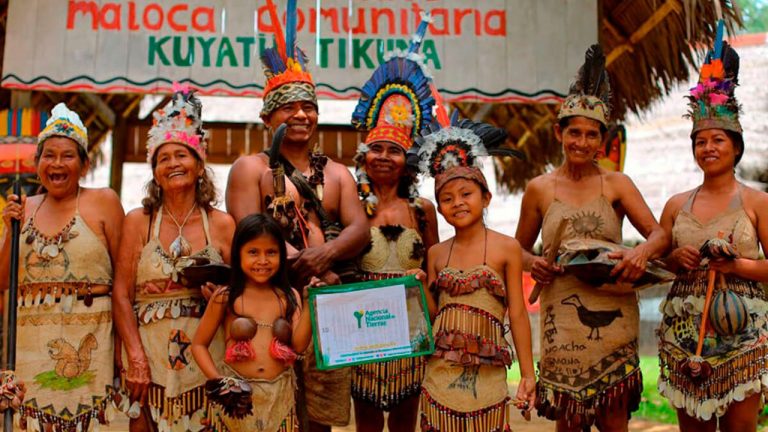 126.000 hectáreas para comunidades indígenas en Amazonía y Pacífico