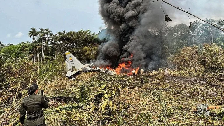 69 los muertos tras estrellarse avión de la FAC con 126 personas a bordo en el Putumayo