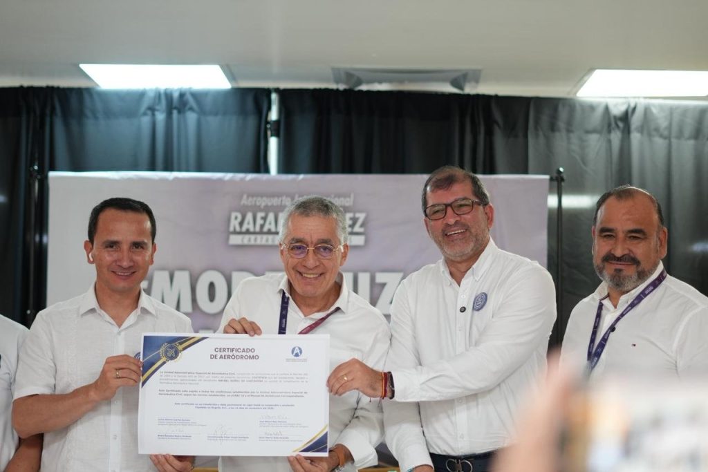 Aeropuerto Rafael Núñez de Cartagena recibe certificación de internacionalización