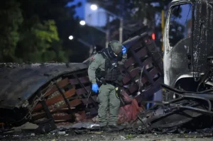Atentado guerrillero deja 14 heridos en frontera con Venezuela