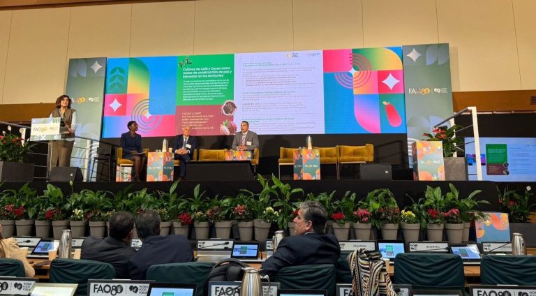 Café de Cauca y cacao del Huila impulsan inversión para Colombia en Foro Mundial de la FAO