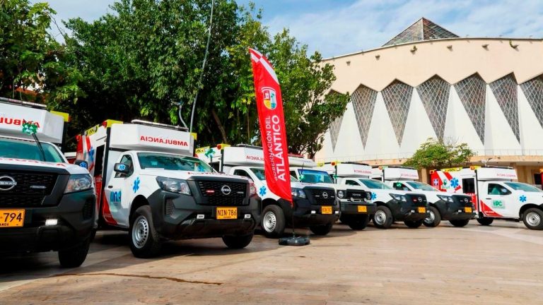 Con $5.400 millones, Gobierno Nacional dota al Atlántico de 20 ambulancias para mejor respuesta en emergencias