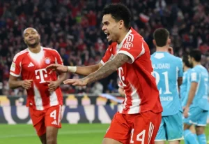 Con el guajiro Lucho Díaz de titular, Bayern de Múnich revalida el título de la Bundesliga