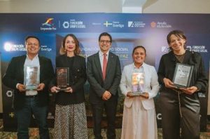 Cuatro empresas reciben el Premio Emprender Paz 2025