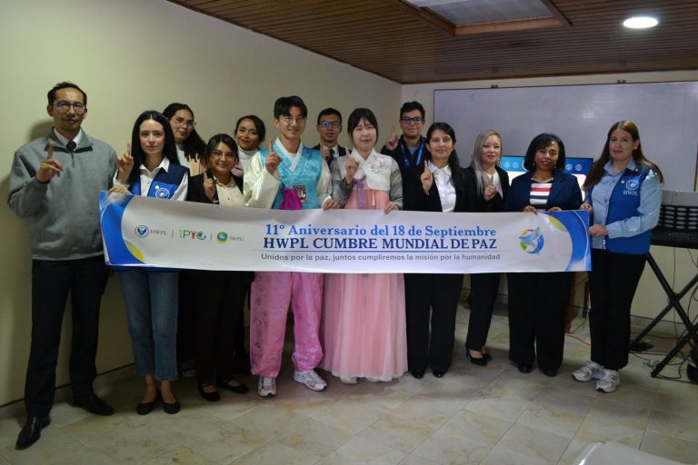Cumbre Mundial por la Paz de HWPL reúne a 15 mil líderes mundiales de 78 países 
