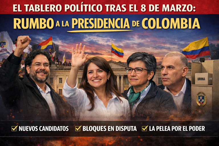 Después del 8 de marzo: así queda la ruta hacia la Presidencia de Colombia