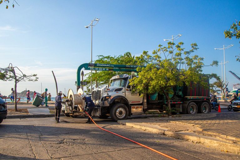 Essmar supera los 78 mil Mts de limpieza de redes y avanza con obras de alcantarillado