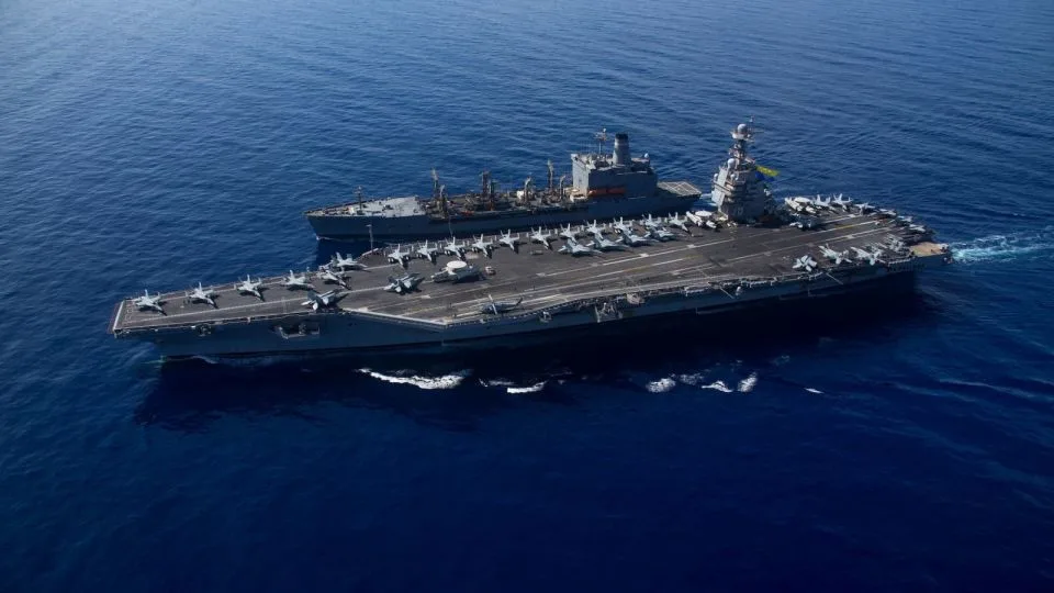 Estados Unidos despliega el mayor portaaviones del mundo en el Caribe