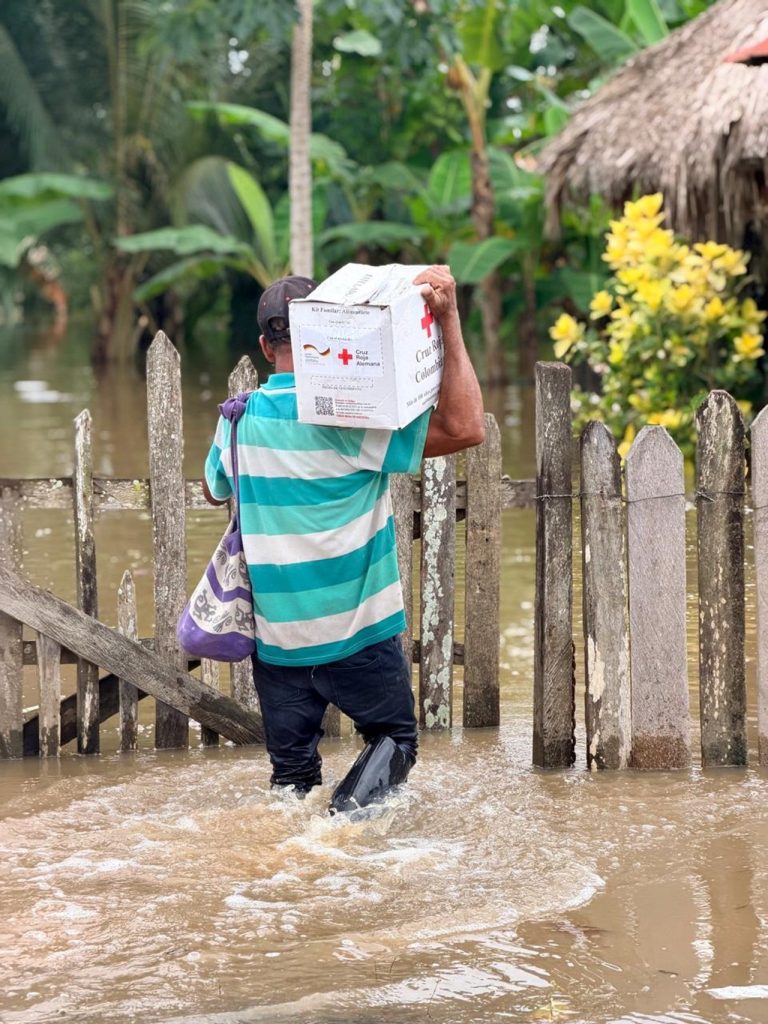 La Cruz Roja Colombiana pide donaciones para las comunidades afectadas por lluvias en el país 