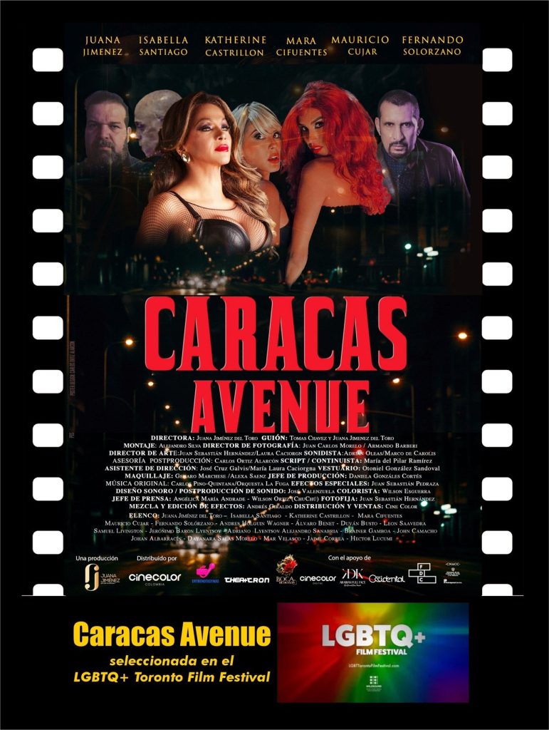 La película Caracas Avenue fue seleccionada en el LGBTQ+ Toronto Film Festival