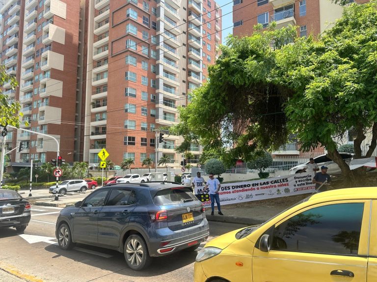 ‘Más das, más quitas’, sigue campaña en Barranquilla contra mendicidad y trabajo infantil