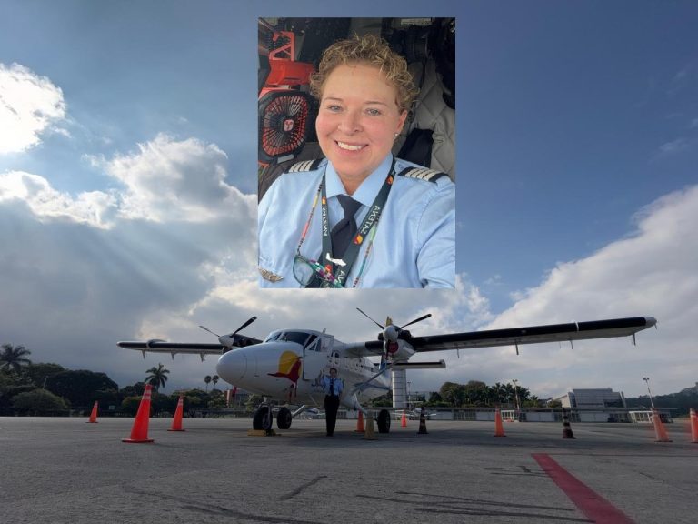Primera mujer comandante de Twin Otter en Satena fortalece la conectividad regional