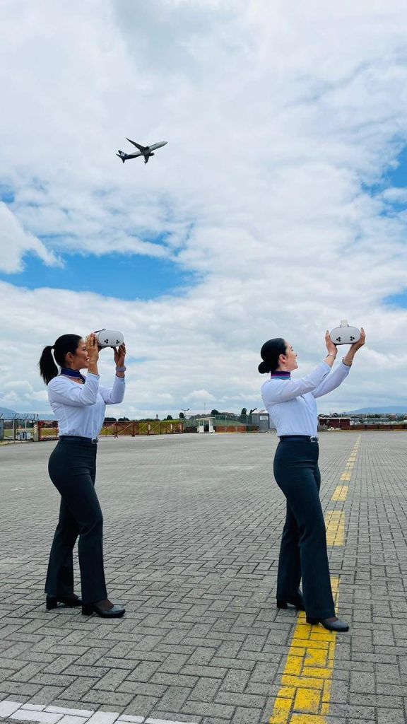 Realidad virtual para entrenamiento de las tripulaciones de Wingo