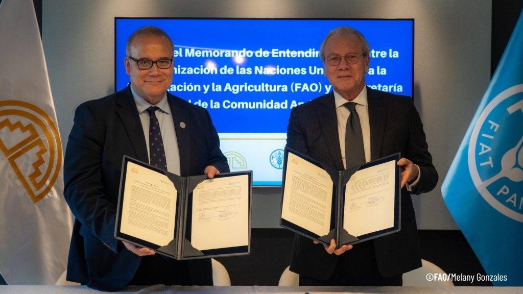 Renuevan alianza para promover la seguridad alimentaria en los países andinos