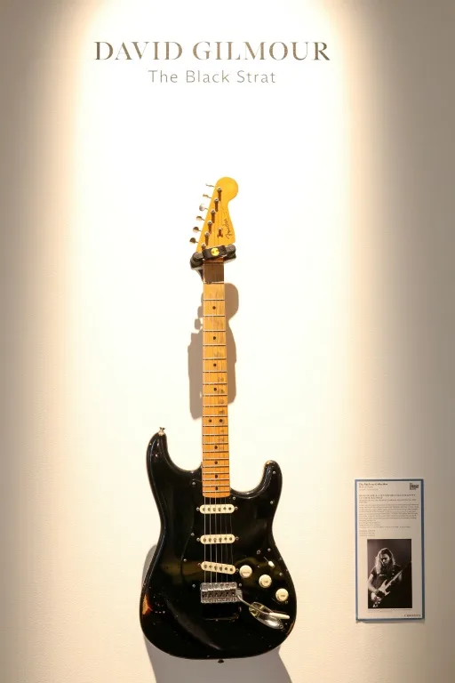 Una guitarra de Pink Floyd fue subastada en más de 14 millones de dólares, un récord