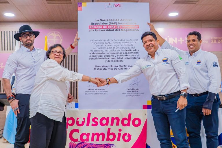 Unimagdalena recibió 8 predios de la SAE para fortalecer la educación superior