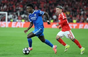 Vinícius silencia Lisboa y acerca al Real Madrid a octavos de Champions