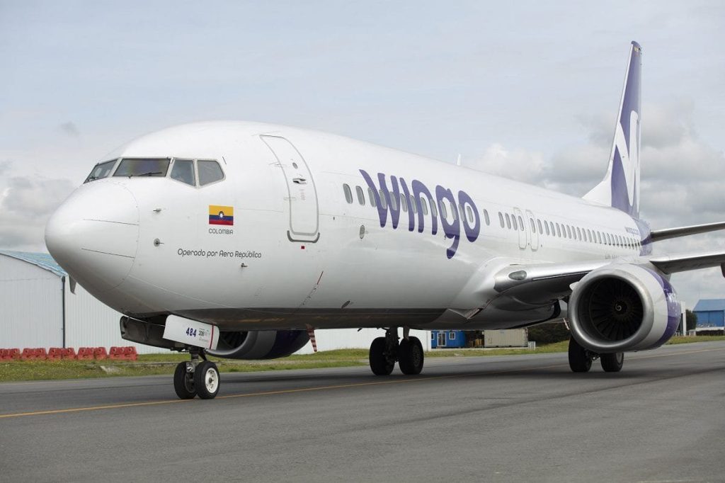 Wingo incrementa en un 10% su capacidad en rutas domésticas