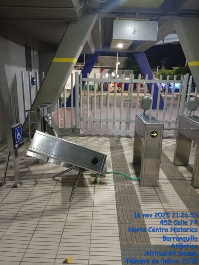 Transmetro rechaza daños a su infraestructura