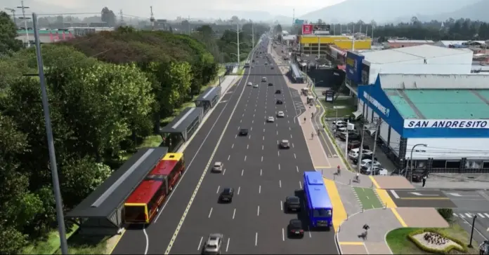 Progreso vial Bogotá