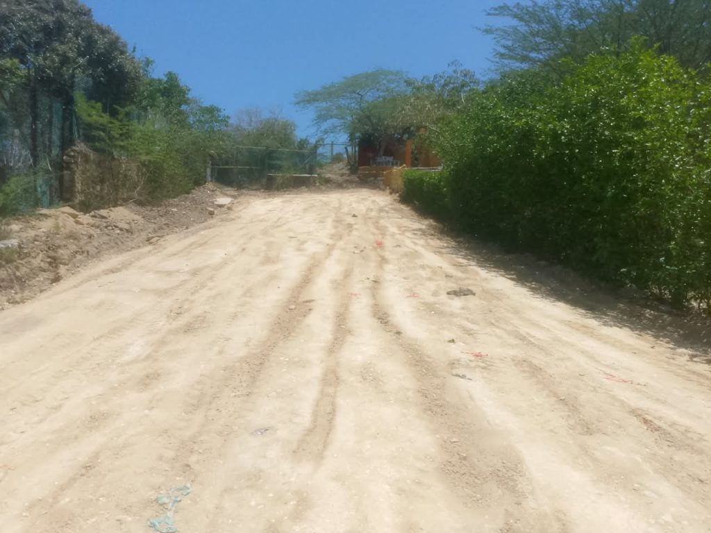 Obra inconclusa en Puerto Colombia, Atlántico.