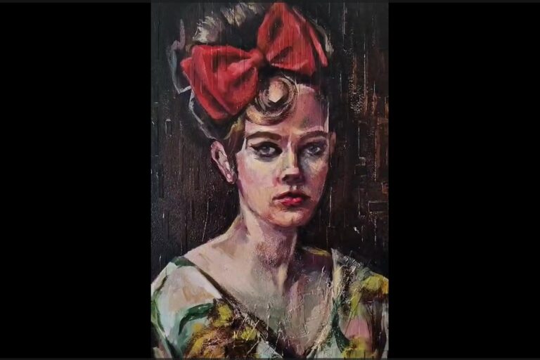 Pintura atractiva en el Caribe