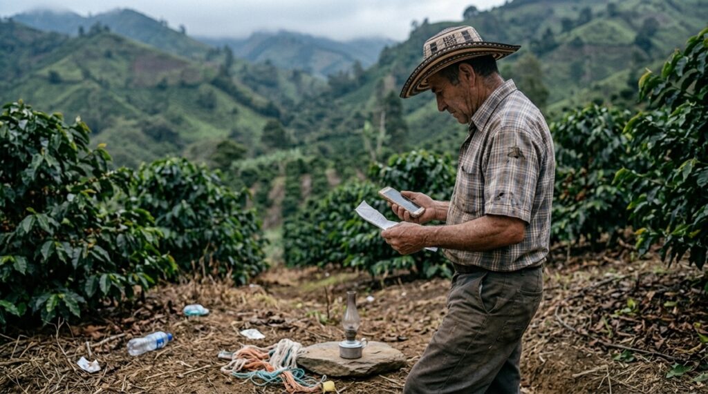 Amenazas contra el cultivador cafetero.
