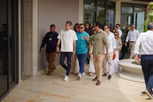 Ministro Gómez en Cartagena.