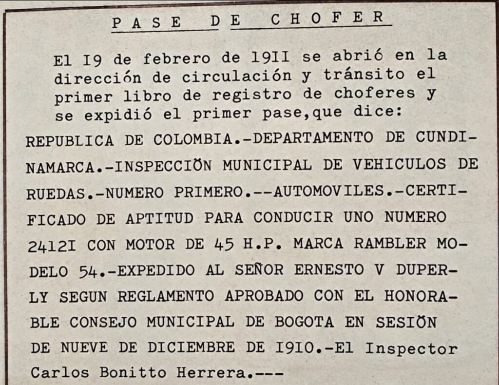 Hace 123 años llegó el primer automóvil a Colombia