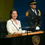 La presidenta peruana.