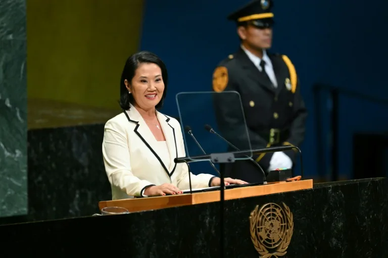 La presidenta peruana.